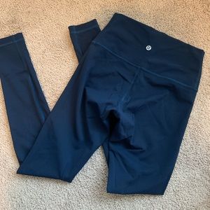 Lululemon Wunder Under High Rise 28” Tight Navy